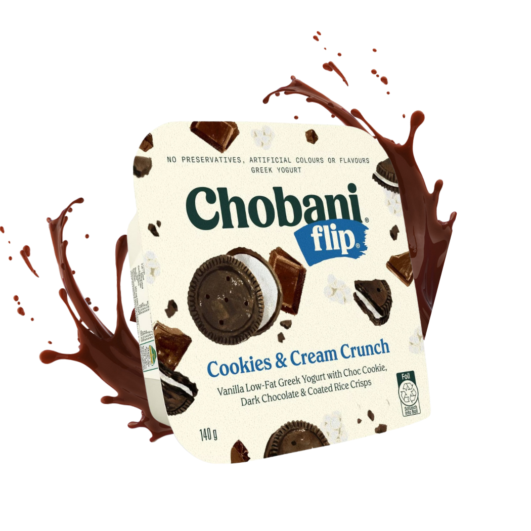 Sữa chua Hy Lạp vị bánh quy & kem Chobani Flip 140 g