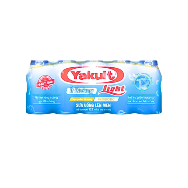 Sữa chua uống lên men ít đường Yakult 5*65 ml