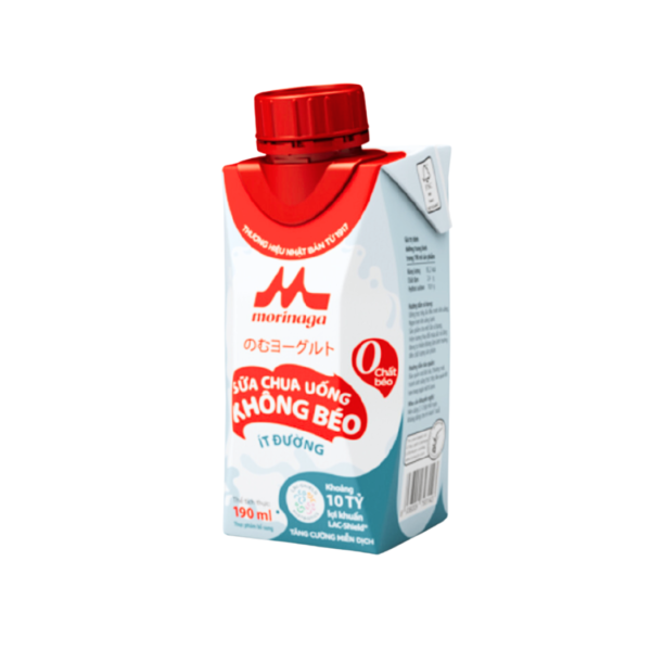 Sữa chua uống Morinaga không béo hộp 190 ml